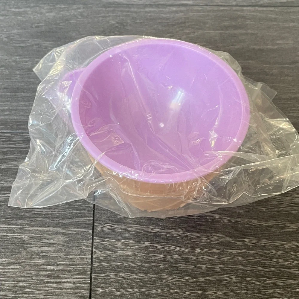 Vibrant Ice Cream Bowl and Spoon Set